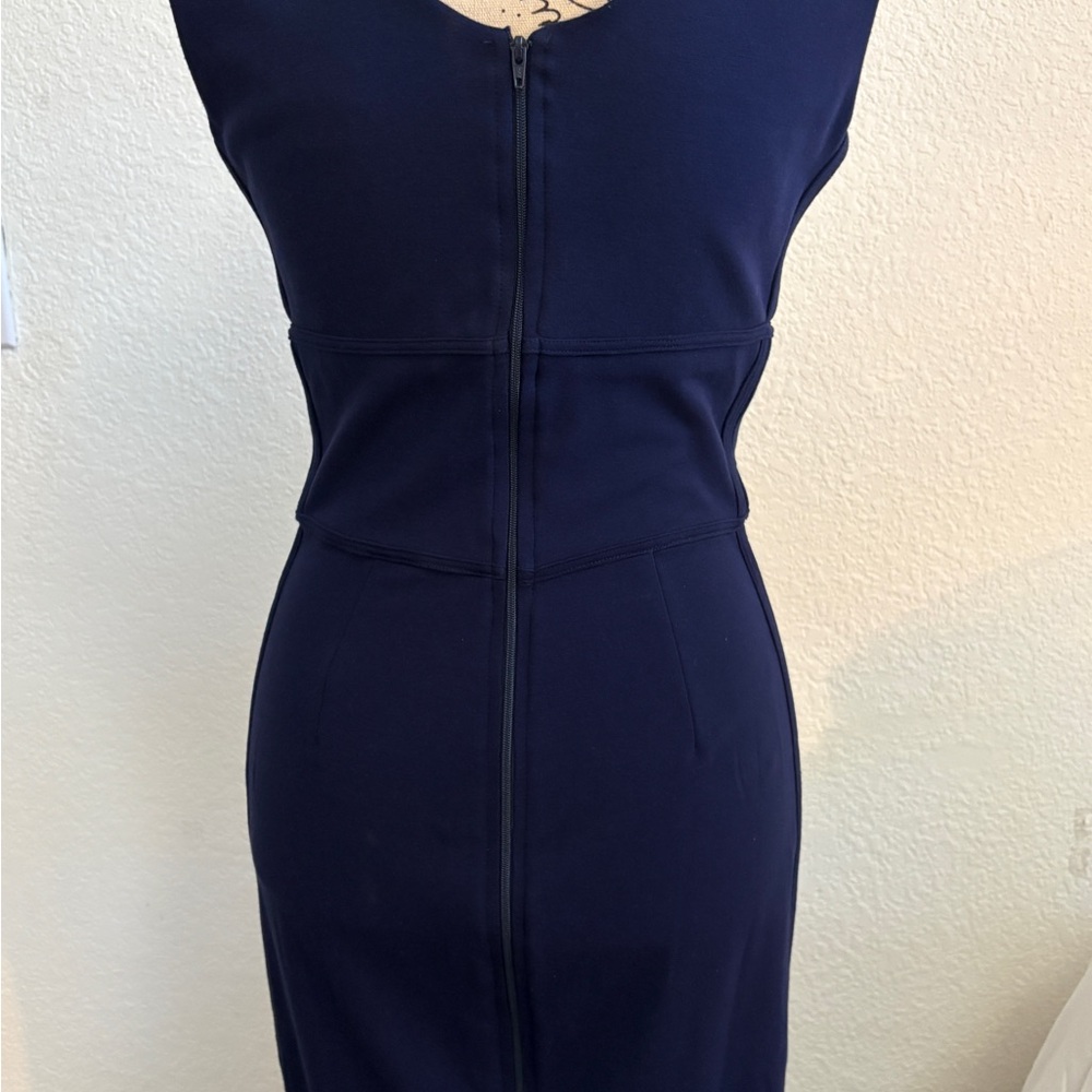 Isabel de Pedro Dress Size 6 Dark Blue Bodycon - Picture 4 of 4